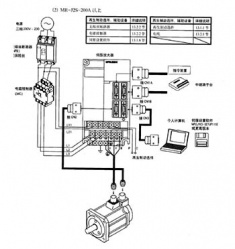海蓝机电提供：三菱伺服电机接线图